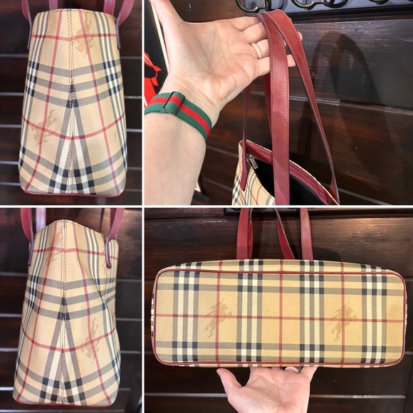 Burberry Tote in Haymarket nova check leather classic luxury that is always in! - Picture 9 of 10